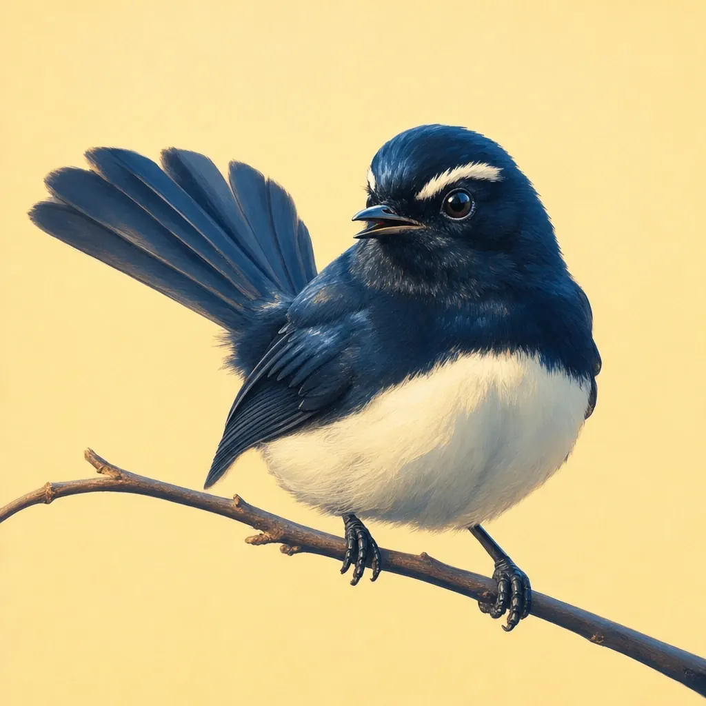 Tilly, a willie wagtail
