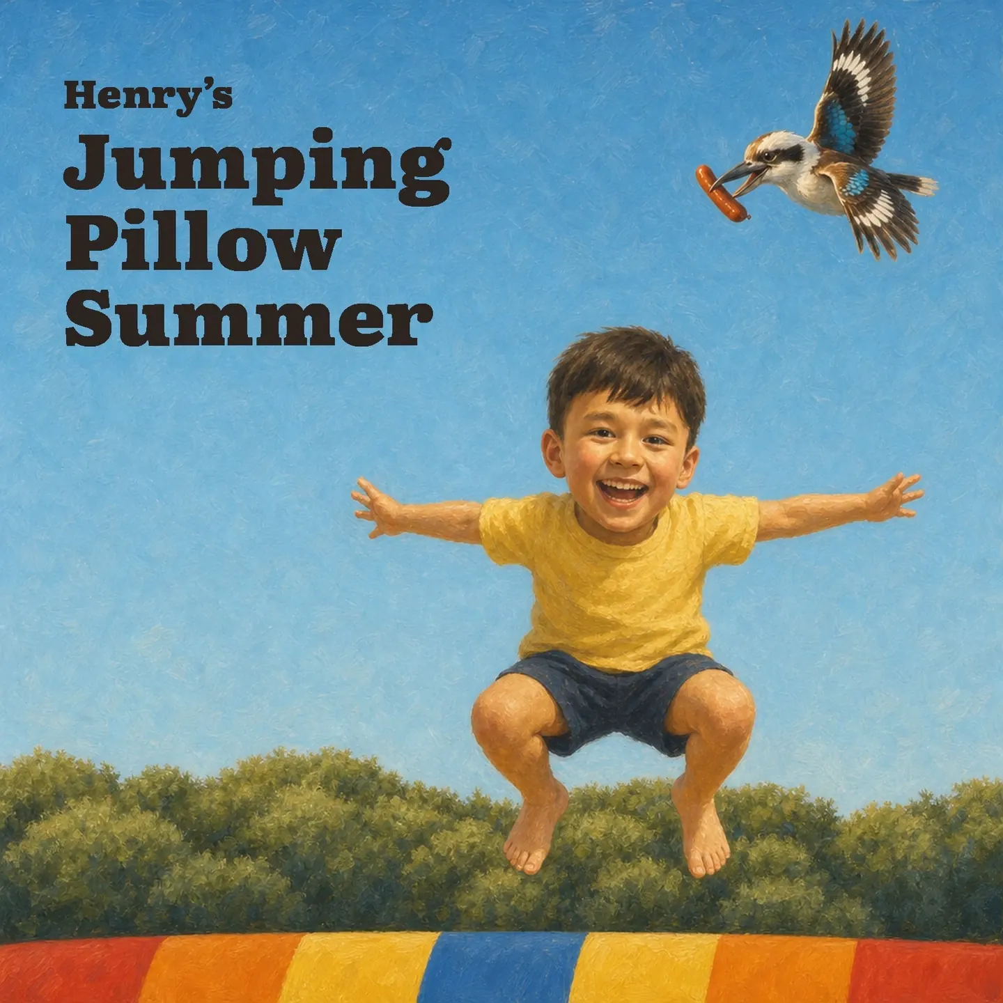 The cover of Henry’s Jumping Pillow Summer