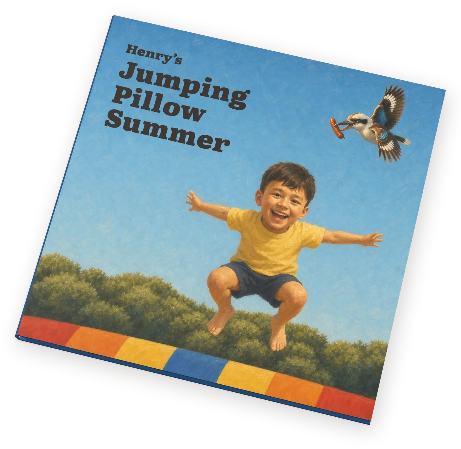 The cover of Henry’s Jumping Pillow Summer